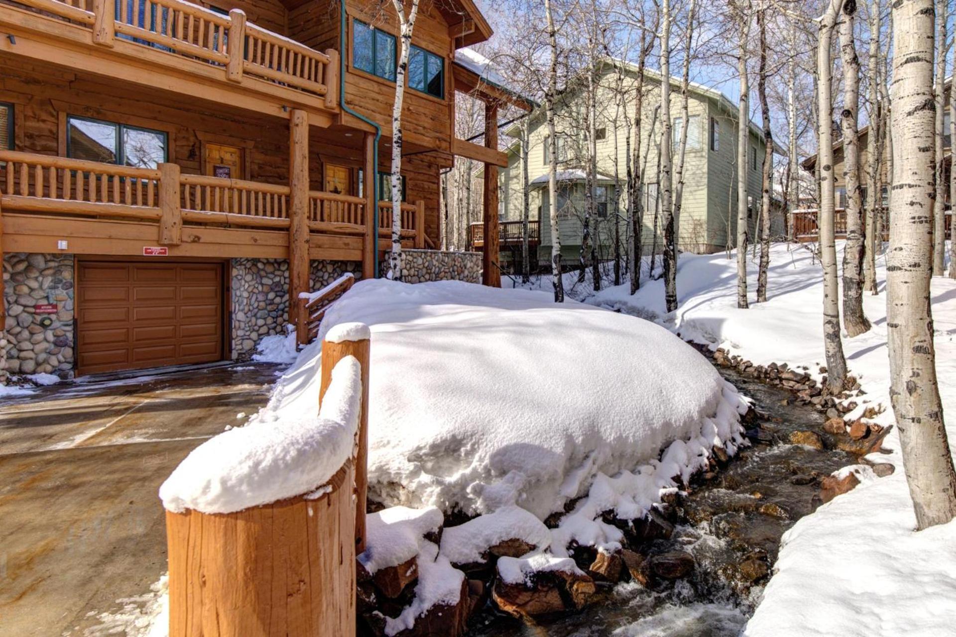 Kbm Resorts: Gas Fireplace Common Hot Tubs Near Canyons Village Park City Exterior photo